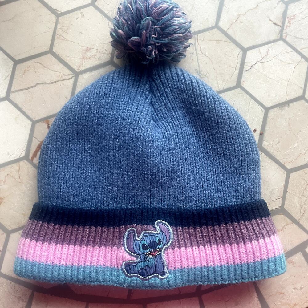 Disney Lilo & Stitch Girl's Faux Fur Lined Winter Beanie One Size2.00